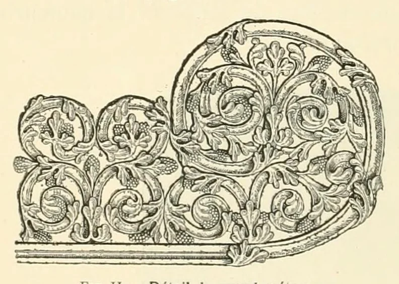 An illustration from Revue de l'art chrétien, 1857, leaf 214