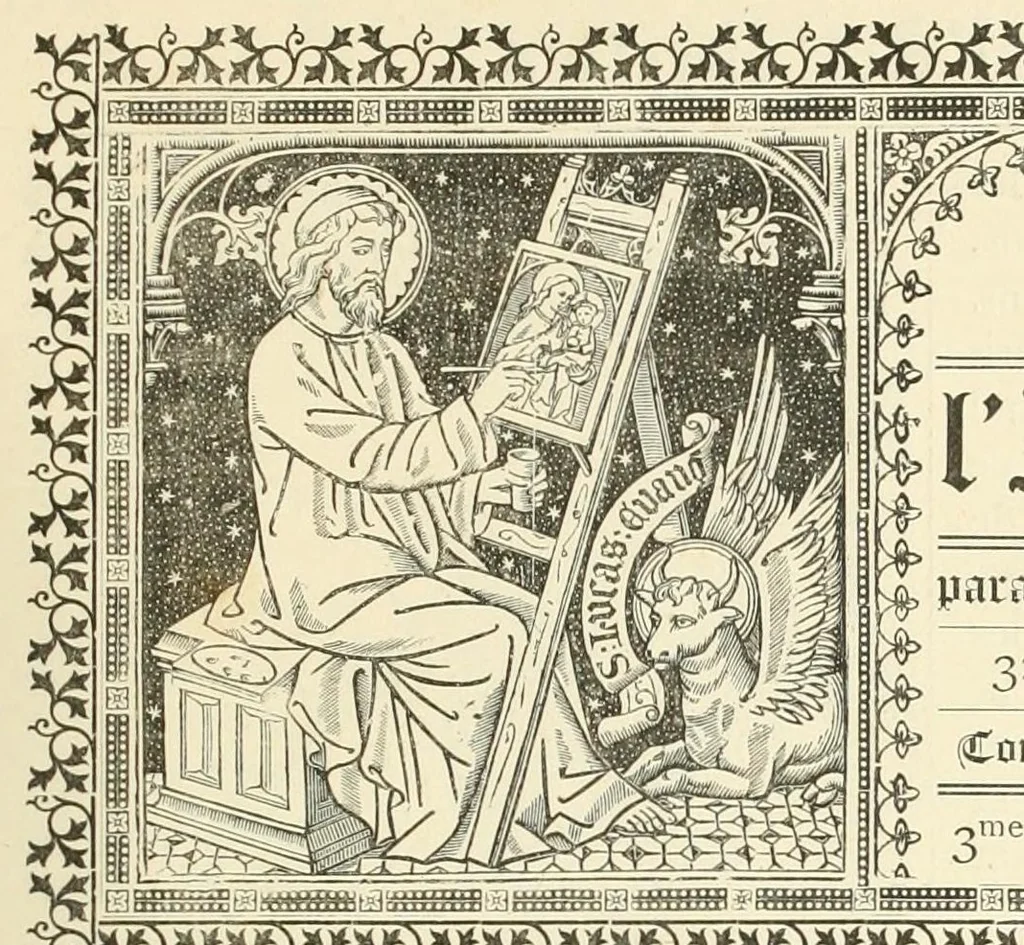 An illustration from Revue de l'art chrétien, 1857, leaf 309
