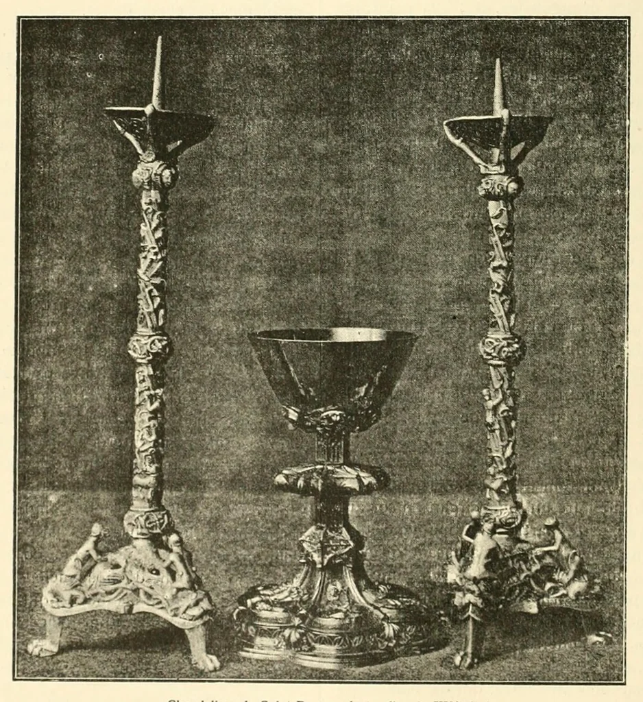 An illustration from Revue de l'art chrétien, 1857, leaf 354