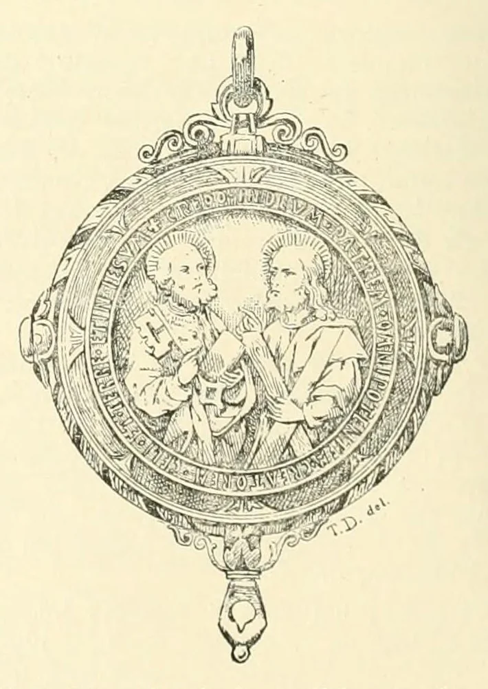 An illustration from Revue de l'art chrétien, 1857, leaf 544