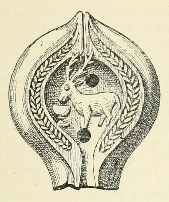 An illustration from Revue de l'art chrétien, 1857, leaf 163