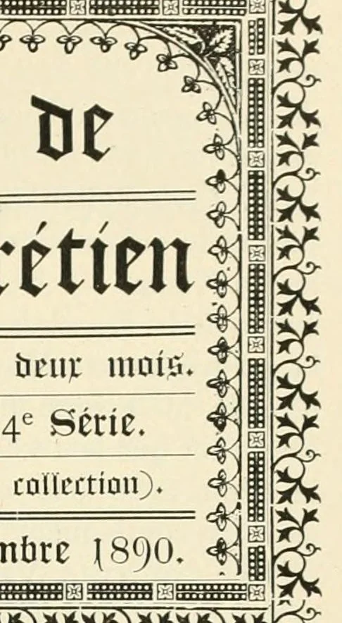 An illustration from Revue de l'art chrétien, 1857, leaf 401