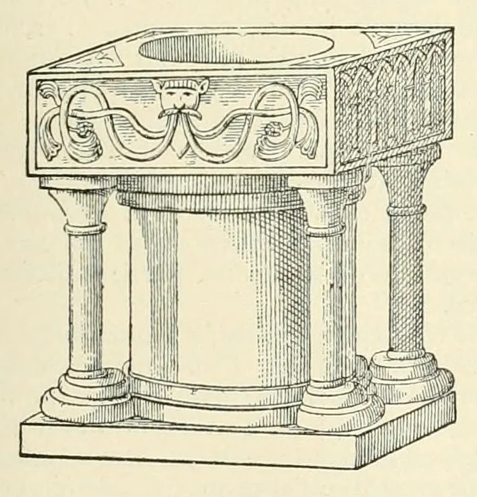 An illustration from Revue de l'art chrétien, 1857, leaf 461