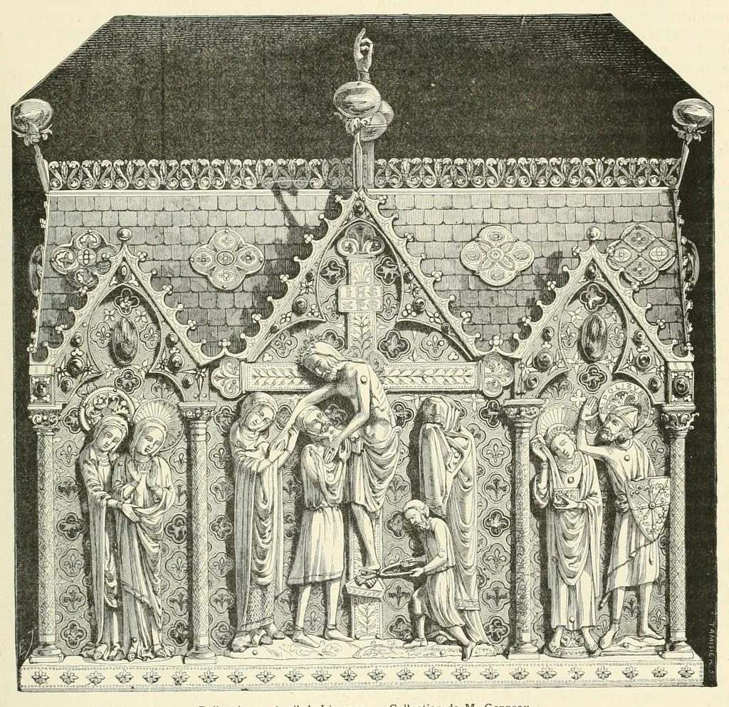 An illustration from Revue de l'art chrétien, 1857, leaf 91