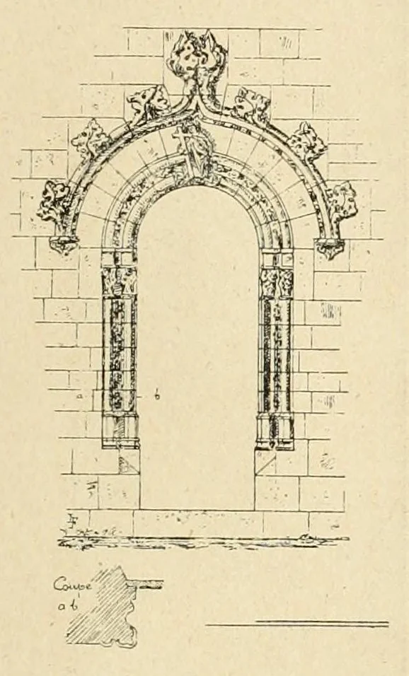 An illustration from Revue de l'art chrétien, 1857, leaf 331