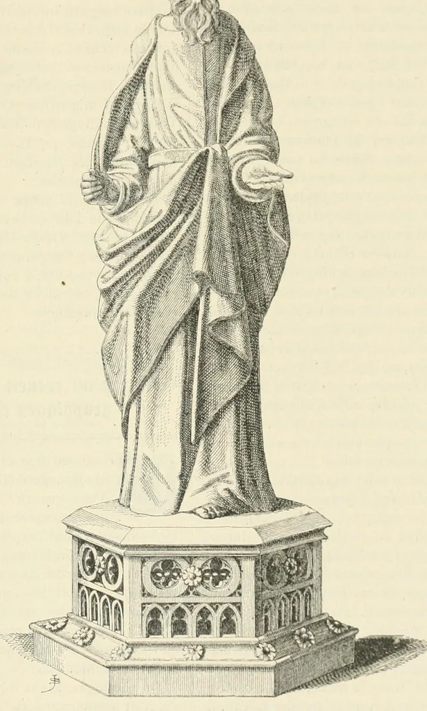 An illustration from Revue de l'art chrétien, 1857, leaf 157
