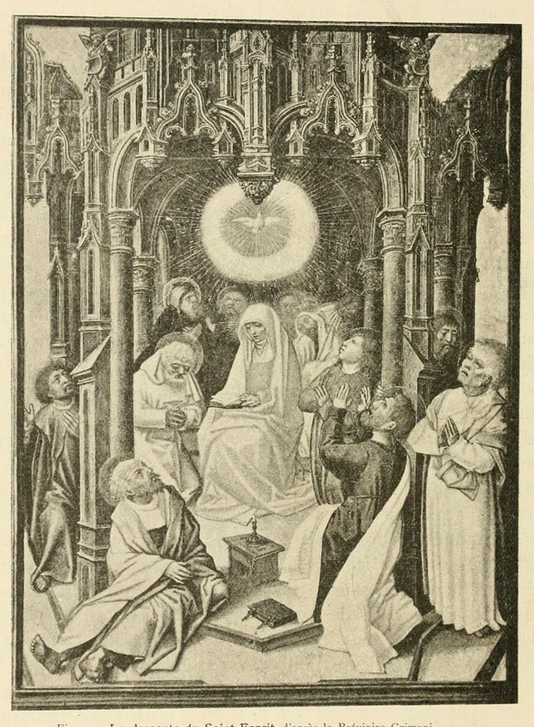 An illustration from Revue de l'art chrétien, 1857, leaf 18
