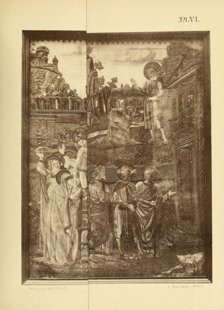An illustration from Revue de l'art chrétien, 1857, leaf 217