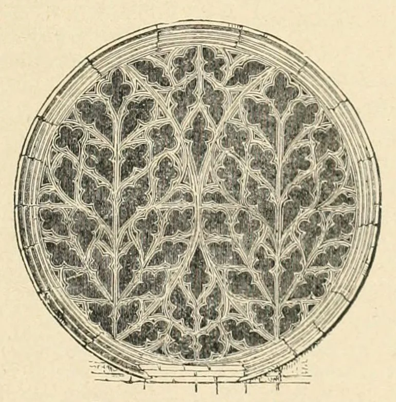 An illustration from Revue de l'art chrétien, 1857, leaf 349