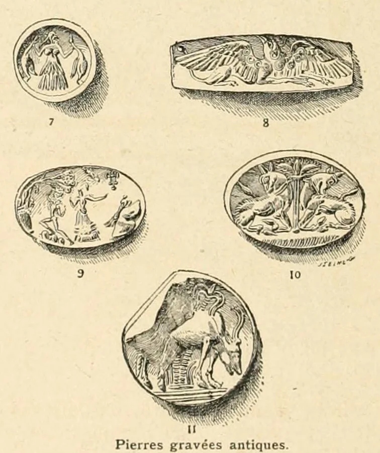 An illustration from Revue de l'art chrétien, 1857, leaf 380