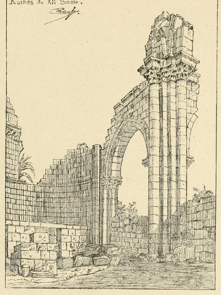 An illustration from Revue de l'art chrétien, 1857, leaf 497