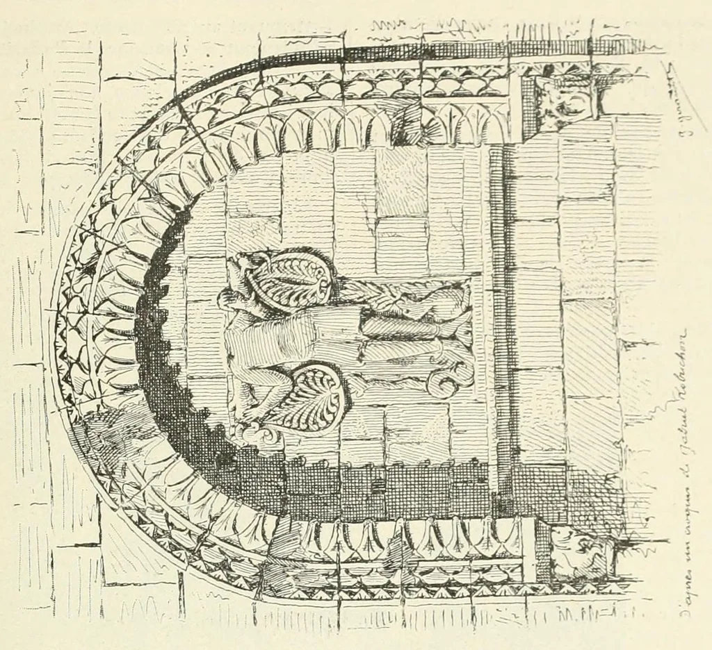 An illustration from Revue de l'art chrétien, 1857, leaf 81