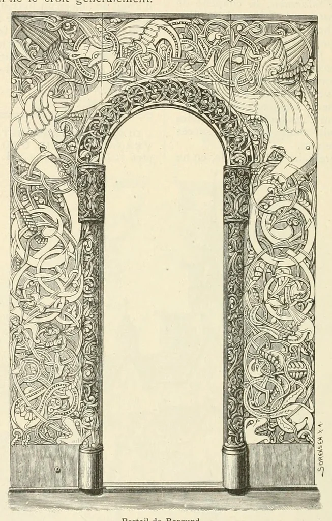 An illustration from Revue de l'art chrétien, 1857, leaf 90