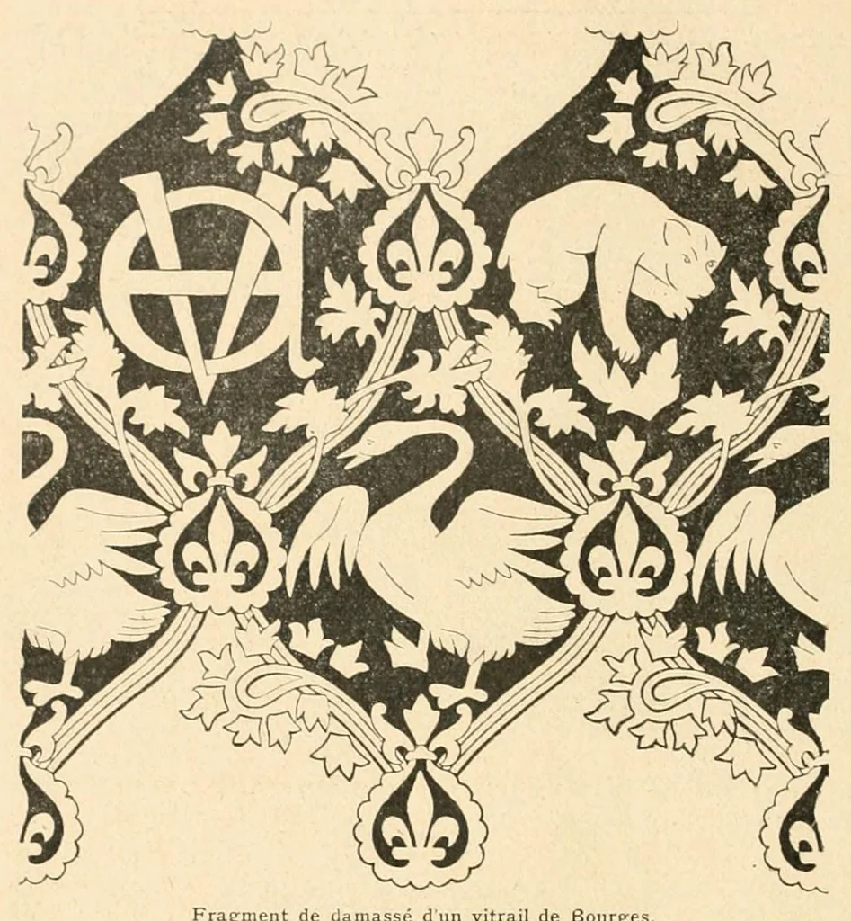 An illustration from Revue de l'art chrétien, 1857, leaf 566
