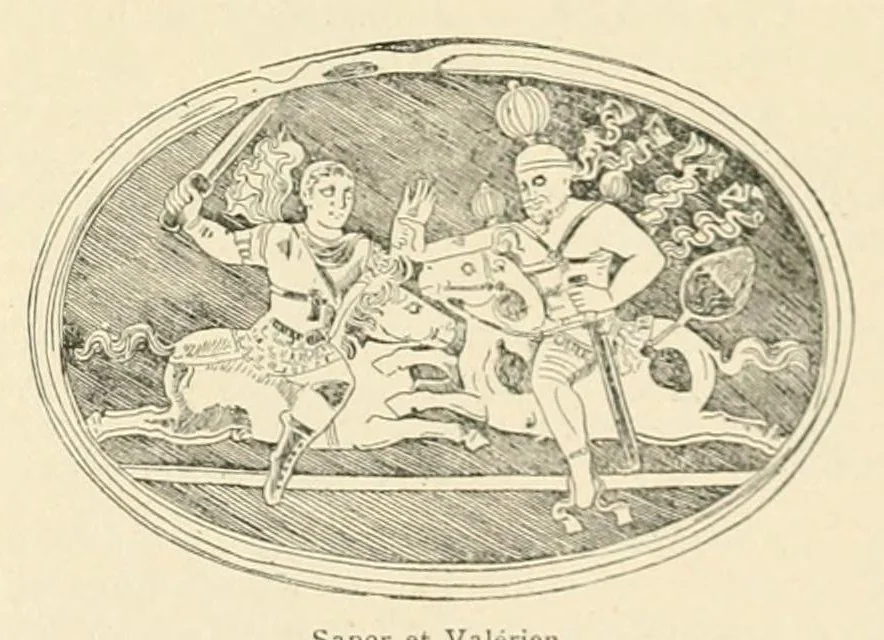 An illustration from Revue de l'art chrétien, 1857, leaf 97