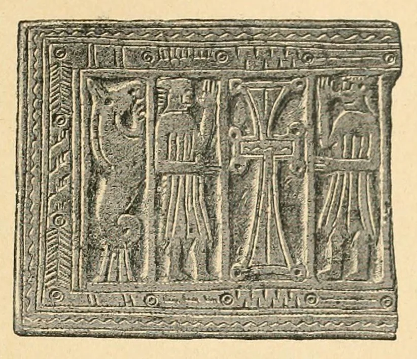 An illustration from Revue de l'art chrétien, 1857, leaf 541
