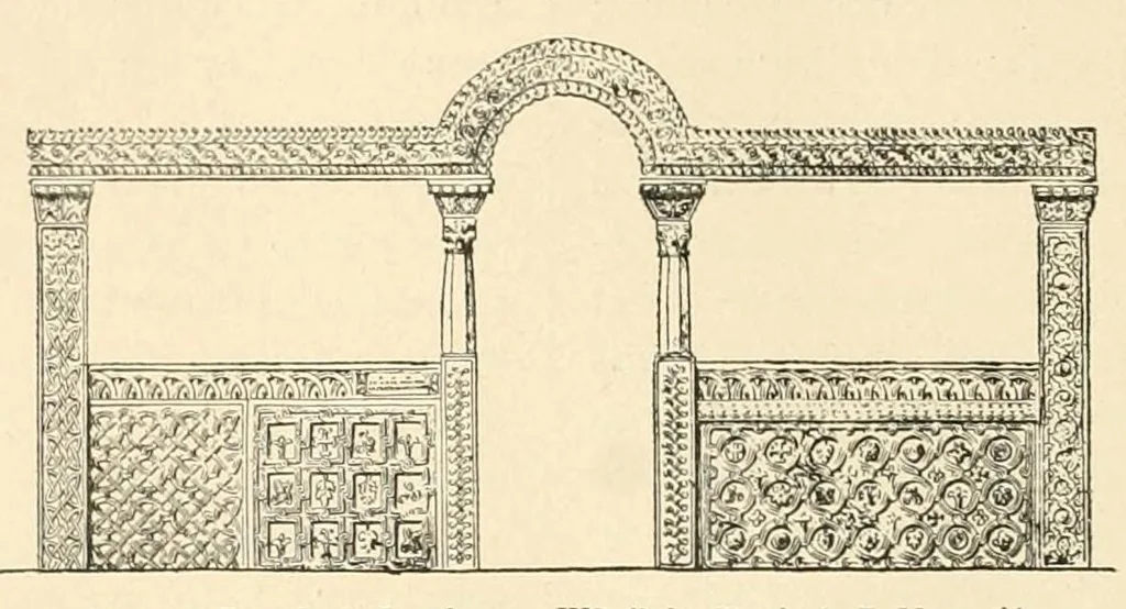 An illustration from Revue de l'art chrétien, 1857, leaf 224