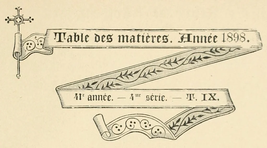 An illustration from Revue de l'art chrétien, 1857, leaf 581