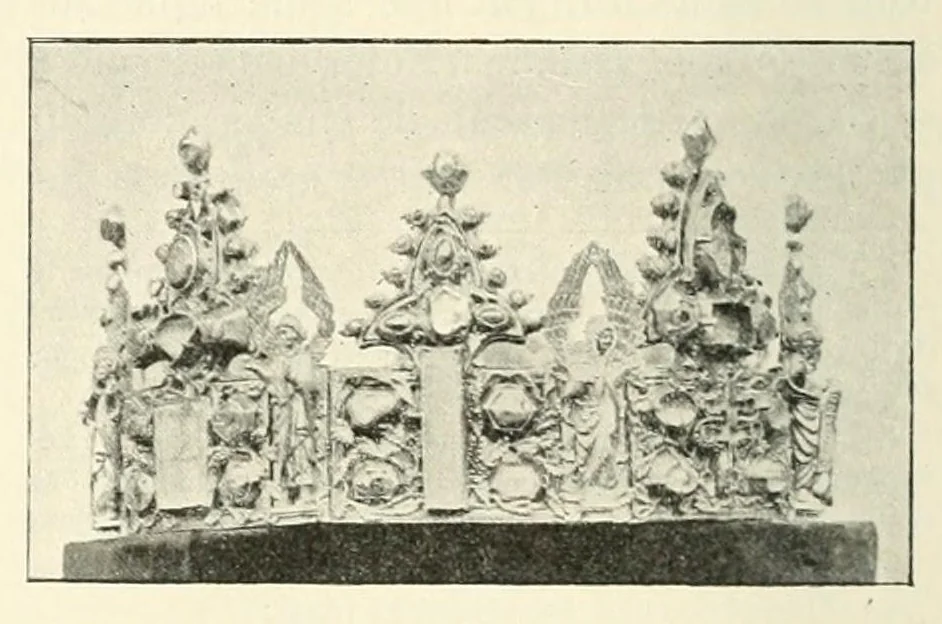 An illustration from Revue de l'art chrétien, 1857, leaf 338