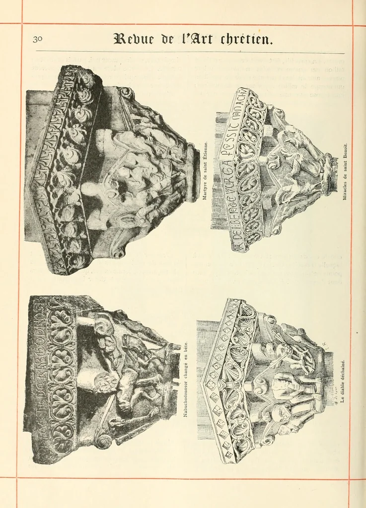 An illustration from Revue de l'art chrétien, 1857, leaf 42