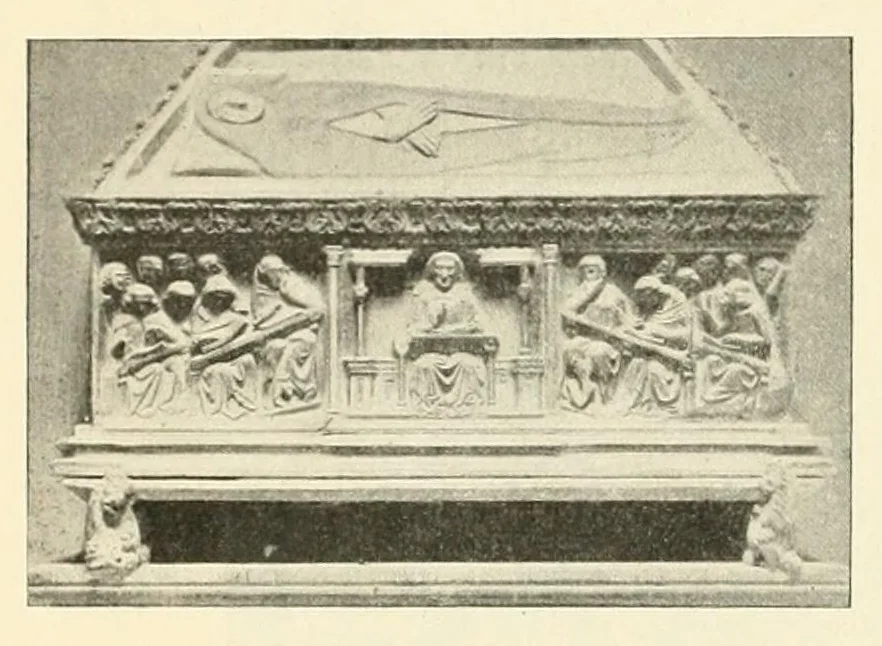 An illustration from Revue de l'art chrétien, 1857, leaf 426