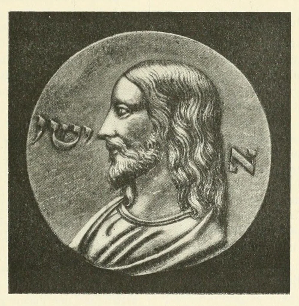 An illustration from Revue de l'art chrétien, 1857, leaf 445
