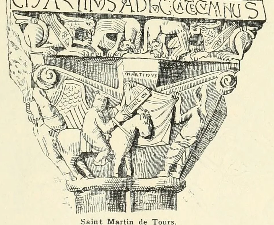 An illustration from Revue de l'art chrétien, 1857, leaf 45