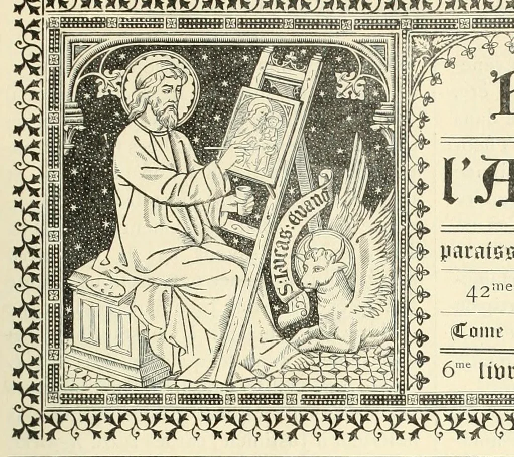 An illustration from Revue de l'art chrétien, 1857, leaf 483