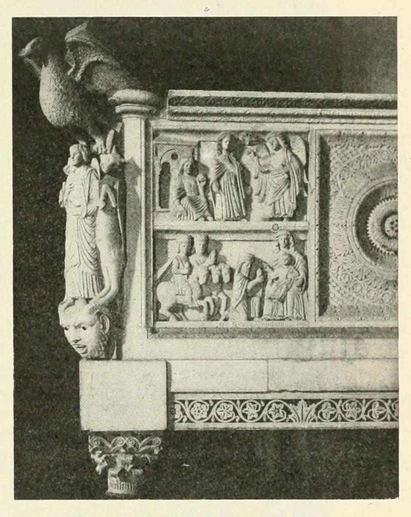 An illustration from Revue de l'art chrétien, 1857, leaf 547
