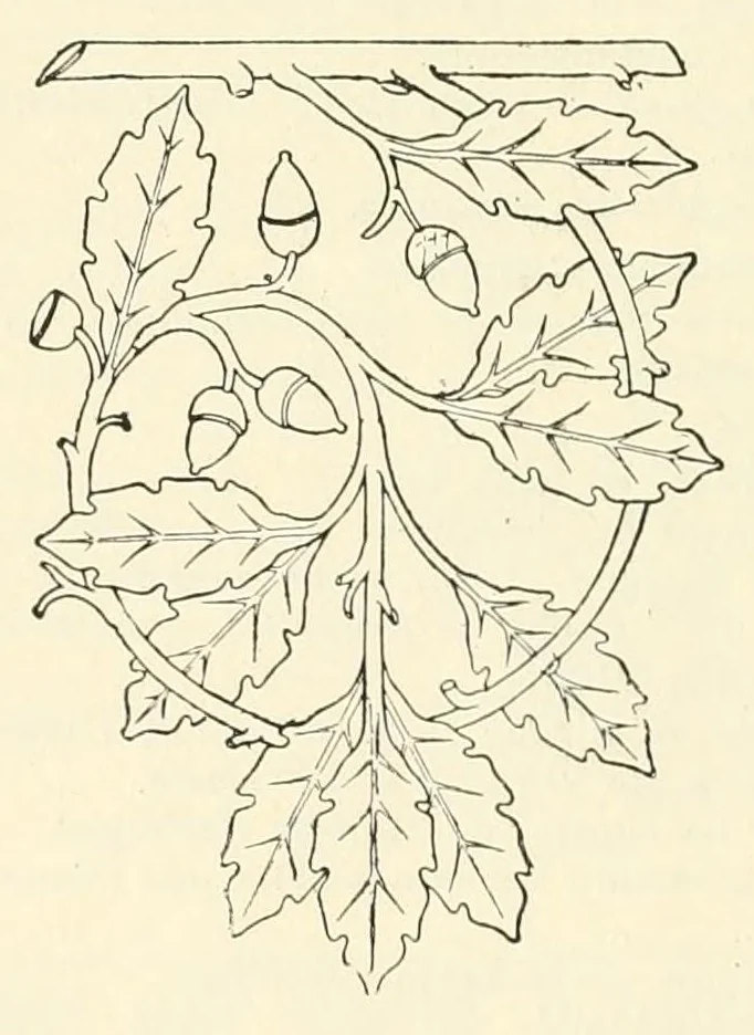 An illustration from Revue de l'art chrétien, 1857, leaf 584