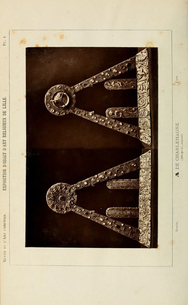 An illustration from Revue de l'art chrétien, 1857, leaf 112