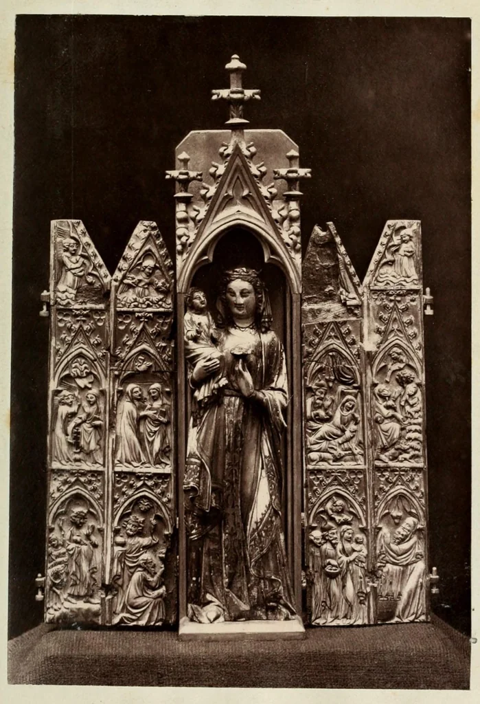 An illustration from Revue de l'art chrétien, 1857, leaf 135