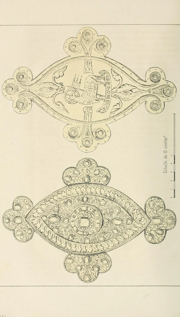 An illustration from Revue de l'art chrétien, 1857, leaf 146