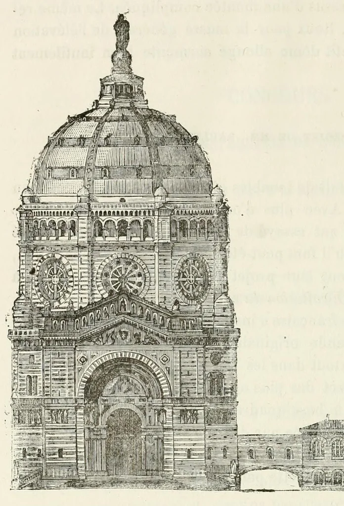An illustration from Revue de l'art chrétien, 1857, leaf 494