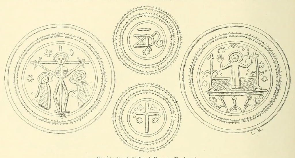 An illustration from Revue de l'art chrétien, 1857, leaf 308