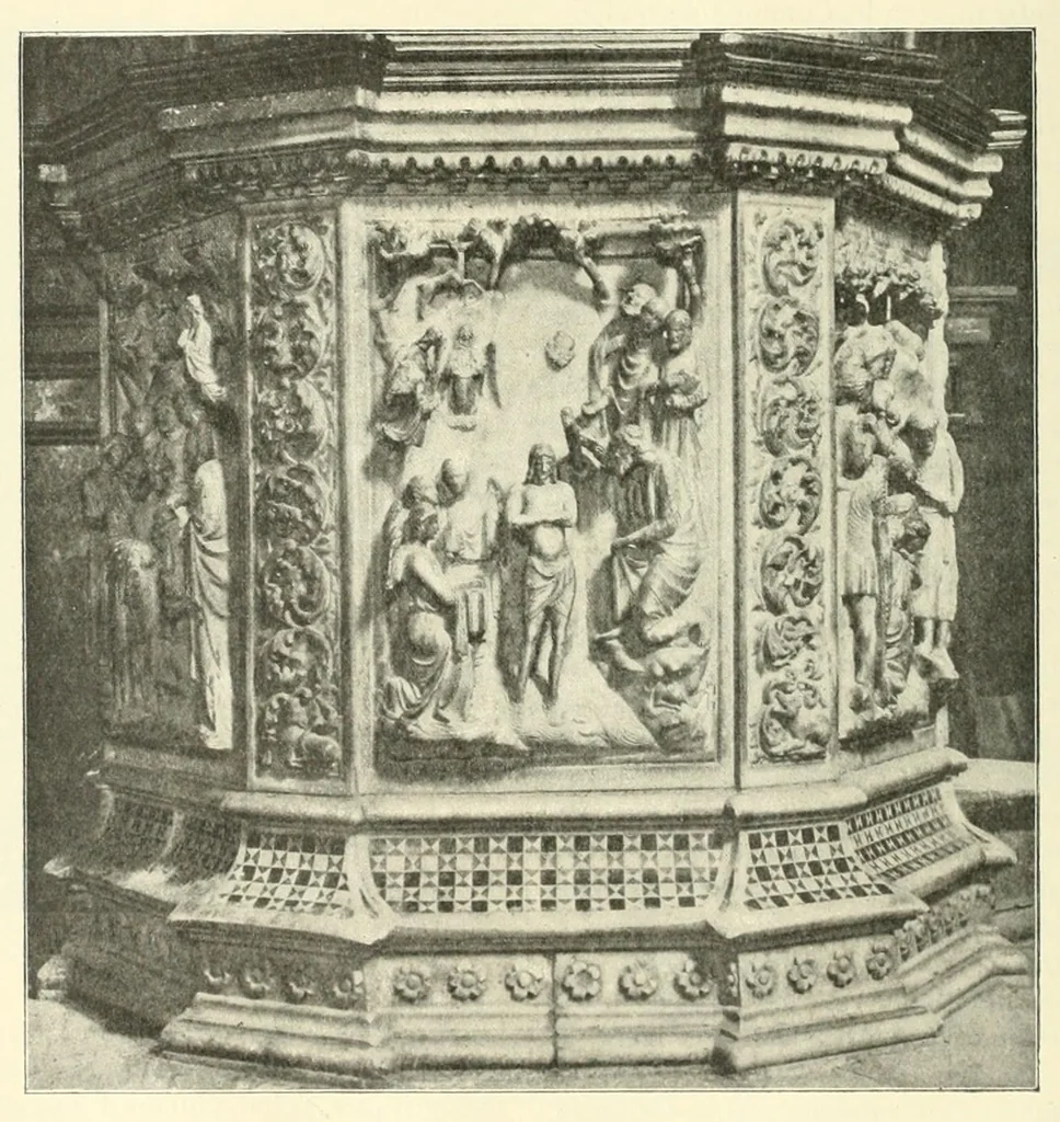 An illustration from Revue de l'art chrétien, 1857, leaf 134