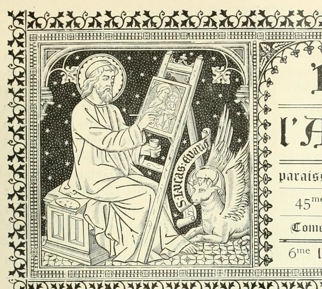 An illustration from Revue de l'art chrétien, 1857, leaf 465