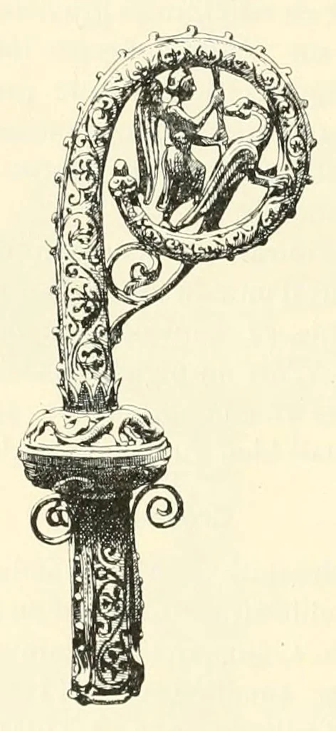An illustration from Revue de l'art chrétien, 1857, leaf 228