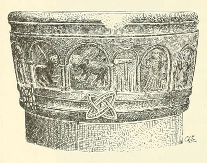 An illustration from Revue de l'art chrétien, 1857, leaf 278