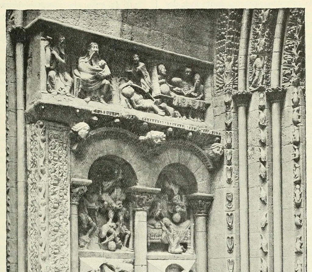 An illustration from Revue de l'art chrétien, 1857, leaf 447