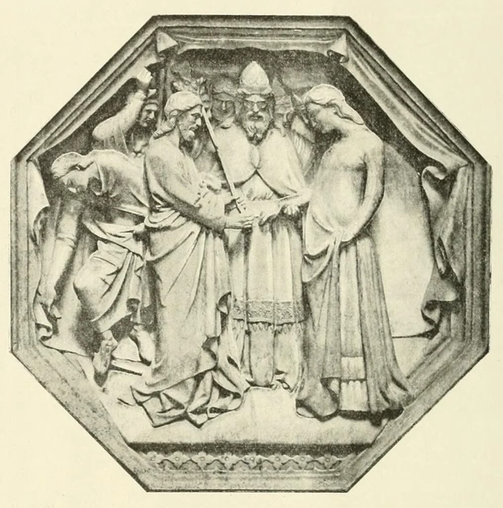 An illustration from Revue de l'art chrétien, 1857, leaf 52