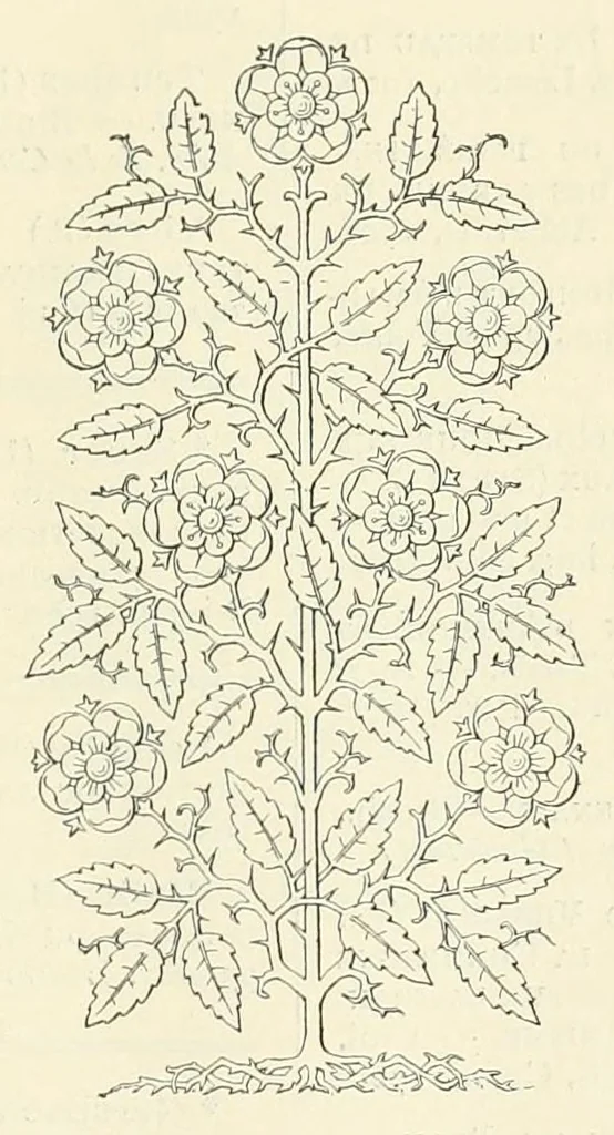 An illustration from Revue de l'art chrétien, 1857, leaf 91