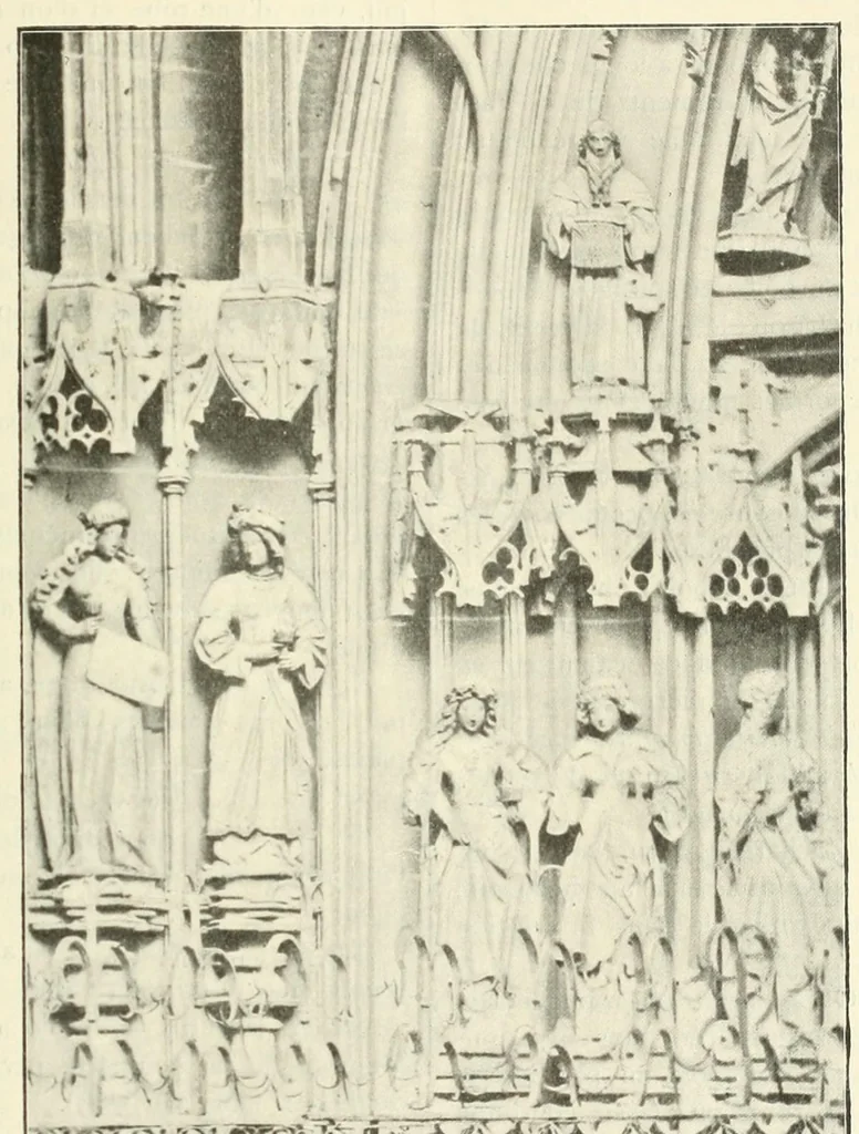An illustration from Revue de l'art chrétien, 1857, leaf 223