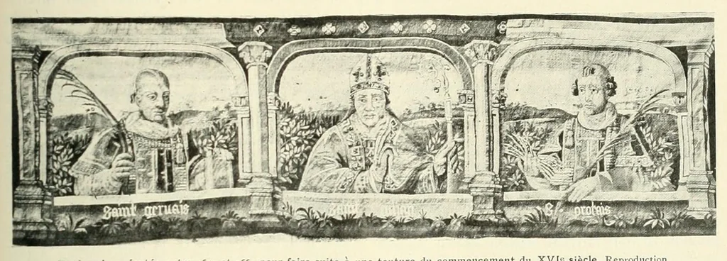 An illustration from Revue de l'art chrétien, 1857, leaf 337