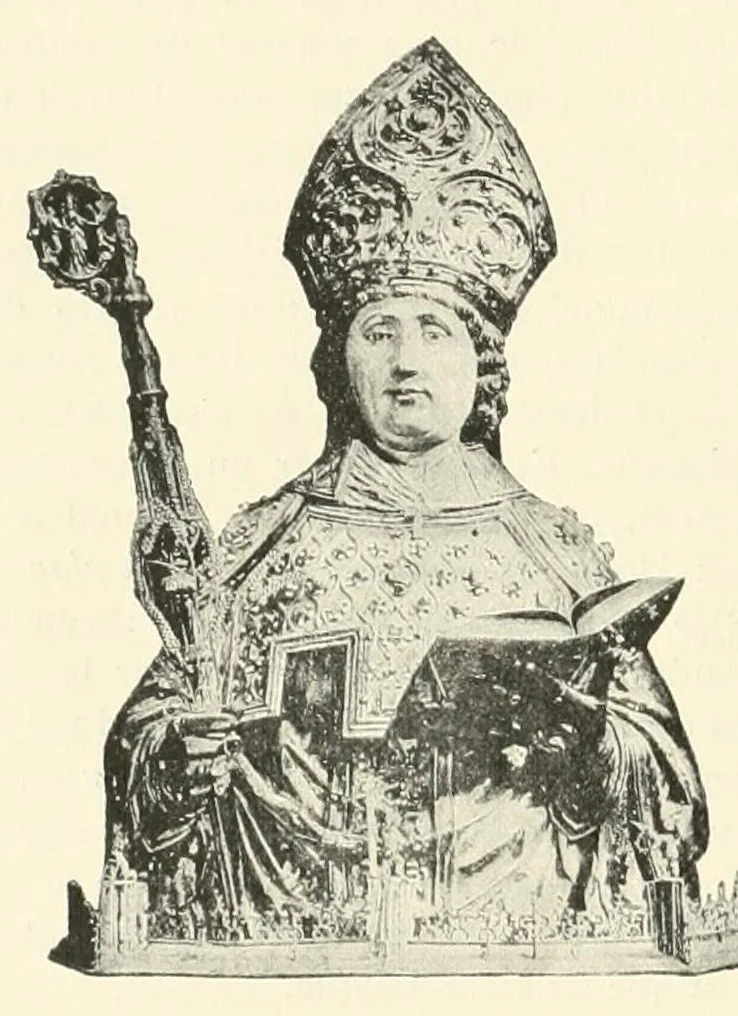 An illustration from Revue de l'art chrétien, 1857, leaf 44