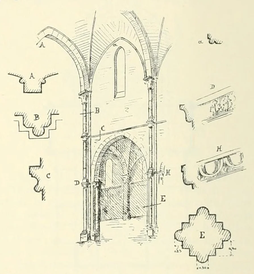 An illustration from Revue de l'art chrétien, 1857, leaf 68