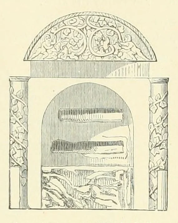 An illustration from Revue de l'art chrétien, 1857, leaf 197