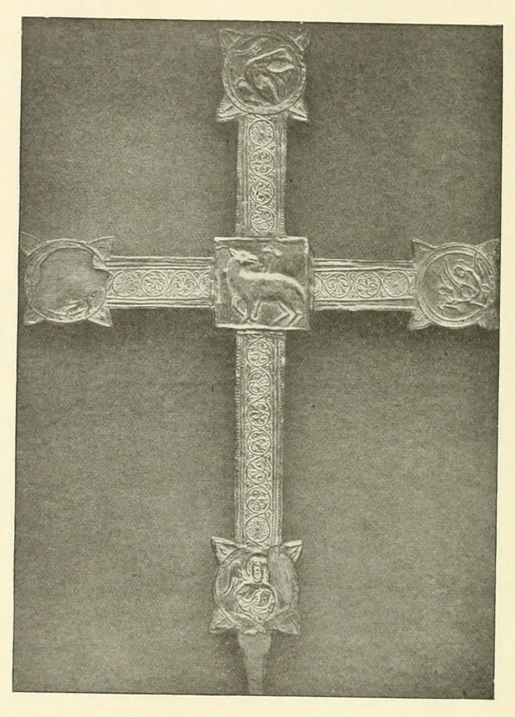 An illustration from Revue de l'art chrétien, 1857, leaf 208