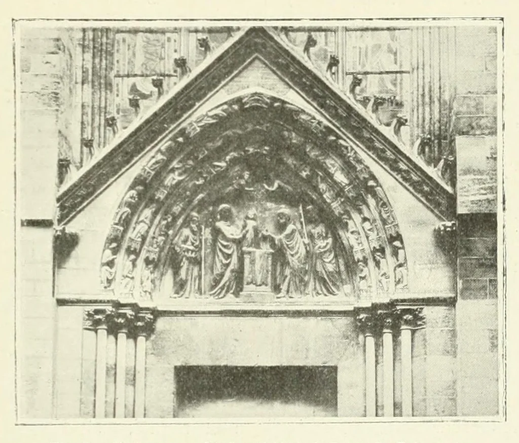 An illustration from Revue de l'art chrétien, 1857, leaf 401