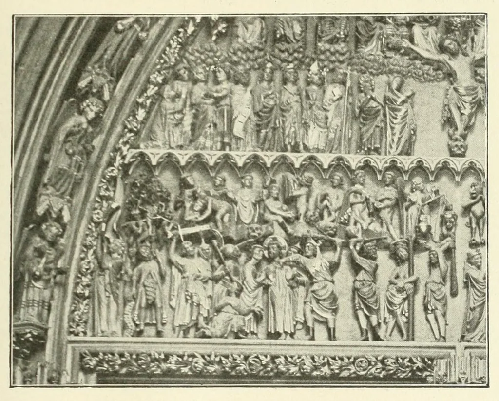 An illustration from Revue de l'art chrétien, 1857, leaf 407